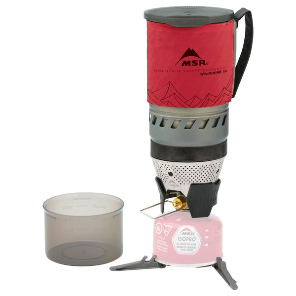 MSR Windburner Stove System 1.0 Litre Red