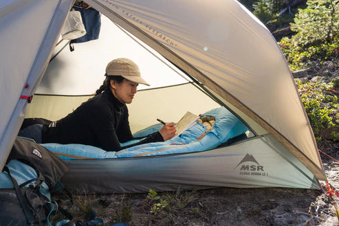 MSR Hubba Hubba LT 1 Person Tent Green Flysheet Backpacking