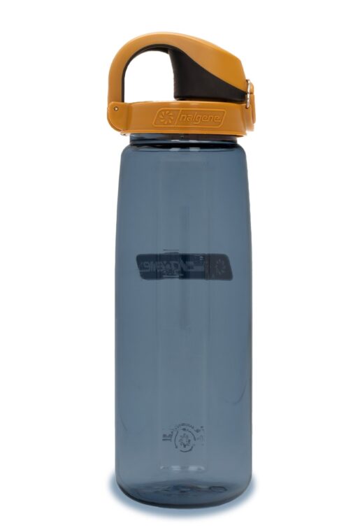 Nalgene On-The-Fly Lock Top Bottle 24oz / 700ml Rhino Brown Black Cap