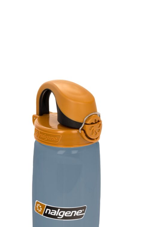 Nalgene On-The-Fly Lock Top Bottle 24oz / 700ml Rhino Brown Black Cap