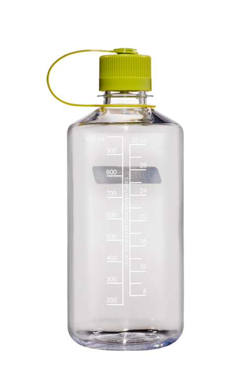 Nalgene Narrow Mouth Water Bottle Tritan Sustain Clear 32oz / 1 Litre