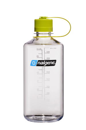 Nalgene Narrow Mouth Water Bottle Tritan Sustain Clear 32oz / 1 Litre