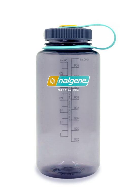 Nalgene Wide Mouth Water Bottle Tritan Sustain Aubergine 32oz / 1 Litre