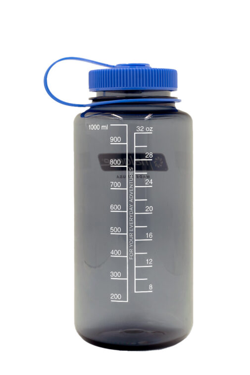 Nalgene Wide Mouth Water Bottle Tritan Sustain Grey 32oz / 1 Litre
