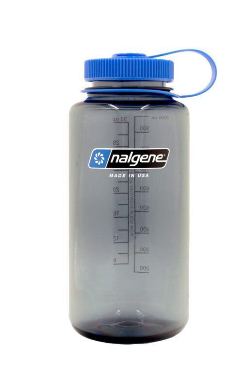 Nalgene Wide Mouth Water Bottle Tritan Sustain Grey 32oz / 1 Litre