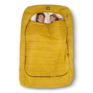 Kelty Tru Comfort Doublewide 20F Sleeping Bag in Olive Oil / Gamescape