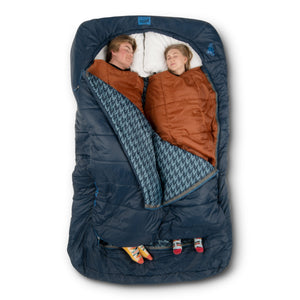 Kelty Tru Comfort Doublewide 20F Sleeping Bag in Pageant Blue / Hiker