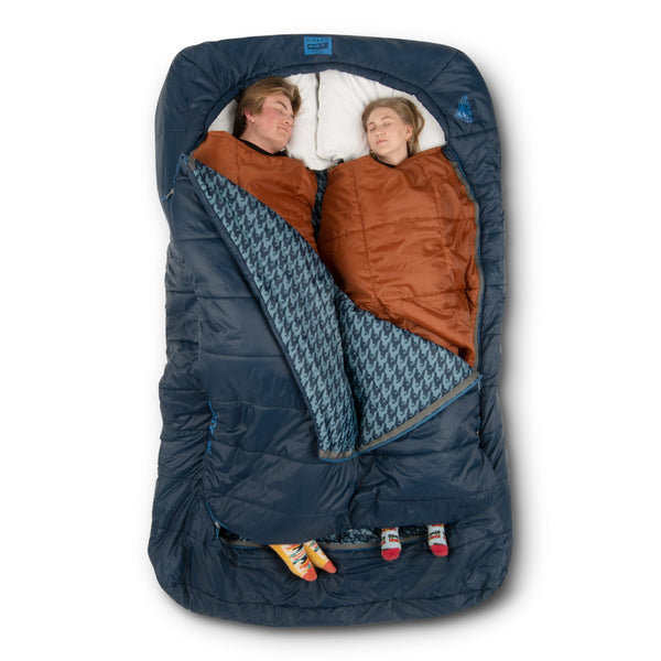 Kelty Tru Comfort Doublewide 20F Sleeping Bag in Pageant Blue / Hiker