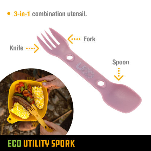 UCO Utility Spork 2 pack Forest Green & Lush Purple