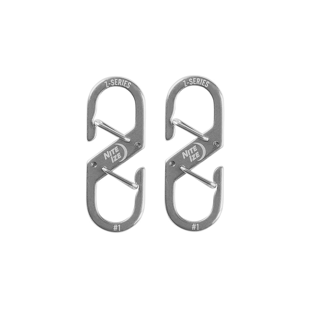 Nite Ize Z-Series Dual Chamber Carabiner - 2 Pack Size 1