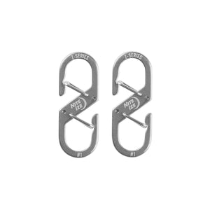 Nite Ize Z-Series Dual Chamber Carabiner - 2 Pack Size 1