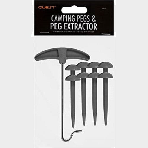 Quest Camping Pegs & Peg Extractor