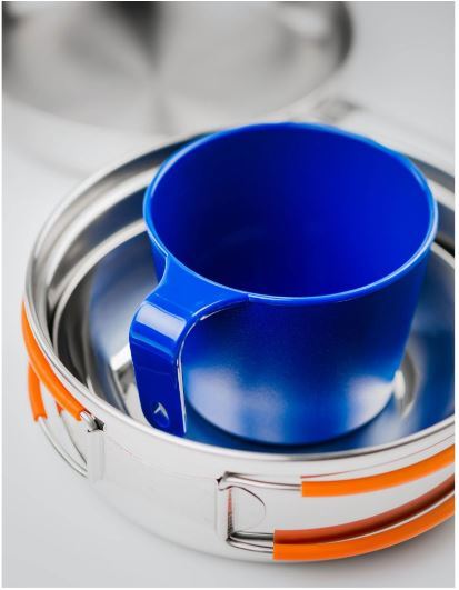GSI Outdoors Glacier Stainless 1 Person Mess Kit
