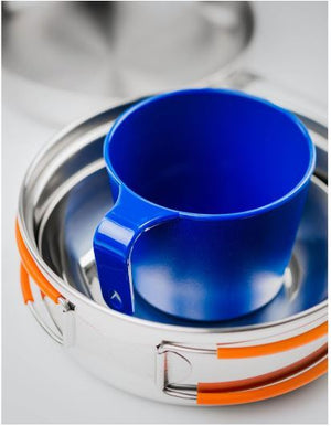 GSI Outdoors Glacier Stainless 1 Person Mess Kit