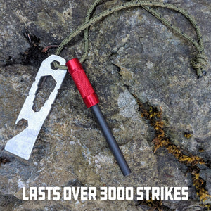 UCO Survival Fire Starter Striker Black