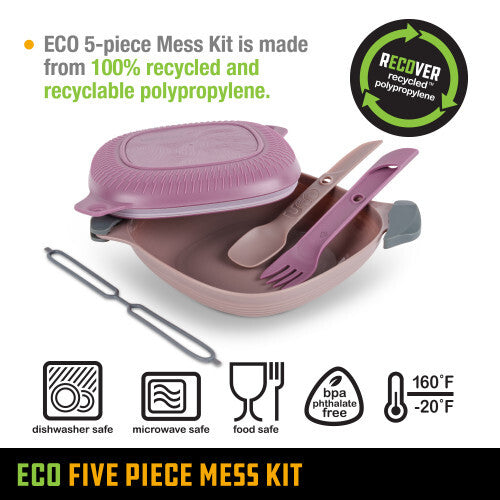 UCO 5 Piece Mess Kit Plum Purple