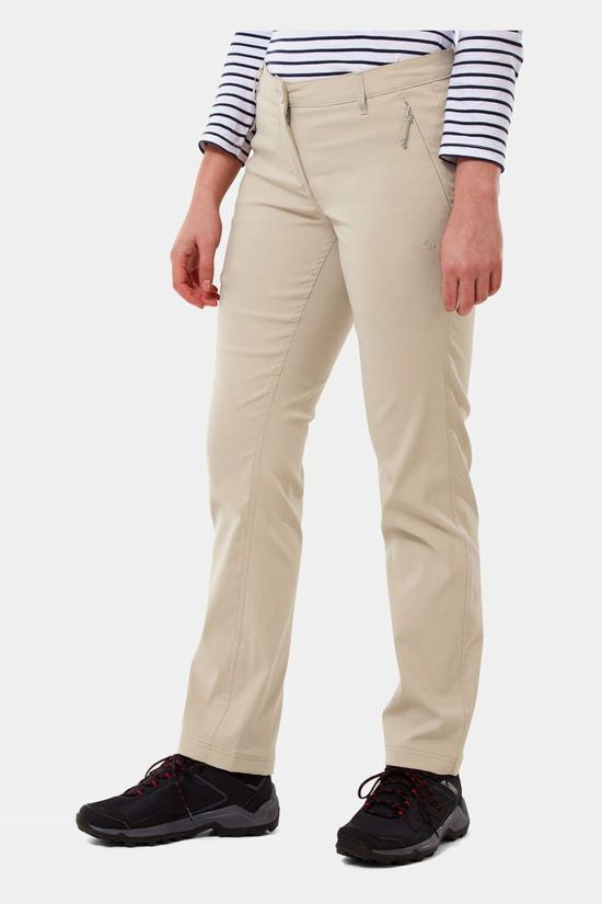 Craghoppers Womens Classic Kiwi Trousers Grey Linen