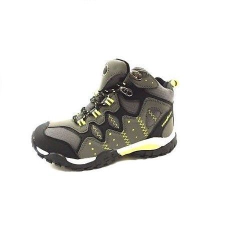 Goodyear Kids Jet Walking Boot Waterproof Grey/Yellow