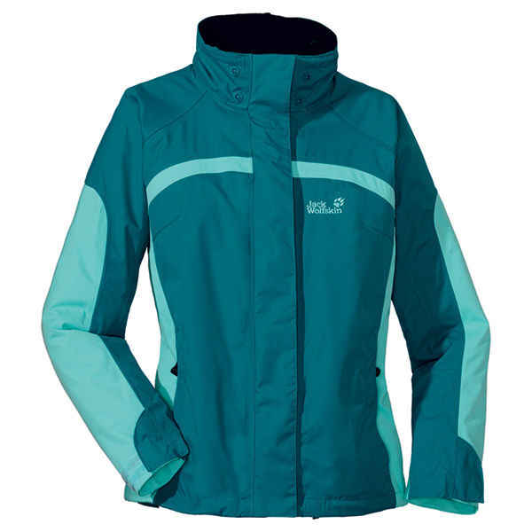 Jack Wolfskin Topaz Womens Waterproof Texapore Jacket Bay Blue (Turquoise)