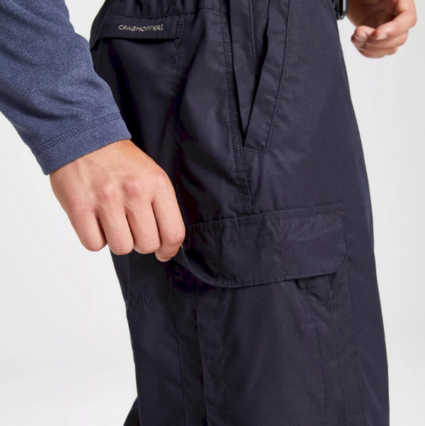 Craghoppers Mens Classic Kiwi Walking Trousers Dark Navy