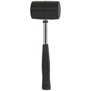 Summit 12oz Rubber Camping Tent Awning Peg Mallet Hammer with Steel Shaft
