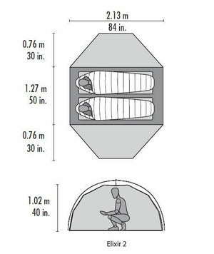 MSR Elixir 2 Tent V2 Green