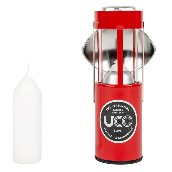 UCO 9 Hour Original Candle Lantern Deluxe Kit 2.0 Red Powder