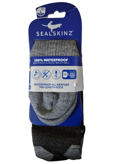 SealSkinz Waterproof All Weather Mid Length Sock