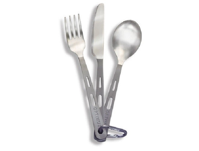 Optimus Titanium 3 Piece Cutlery Set