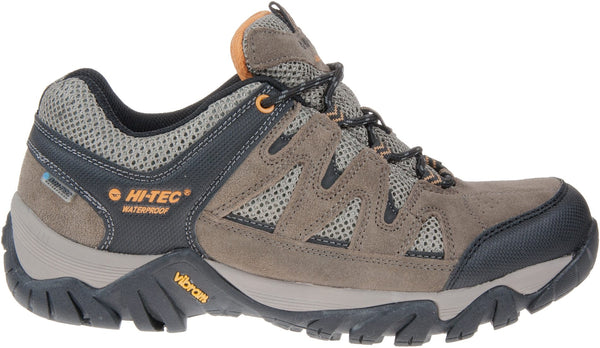 Hi-Tec Sonorous Low I WP DK Taupe/Gold Men's UK 8 Walking Shoe