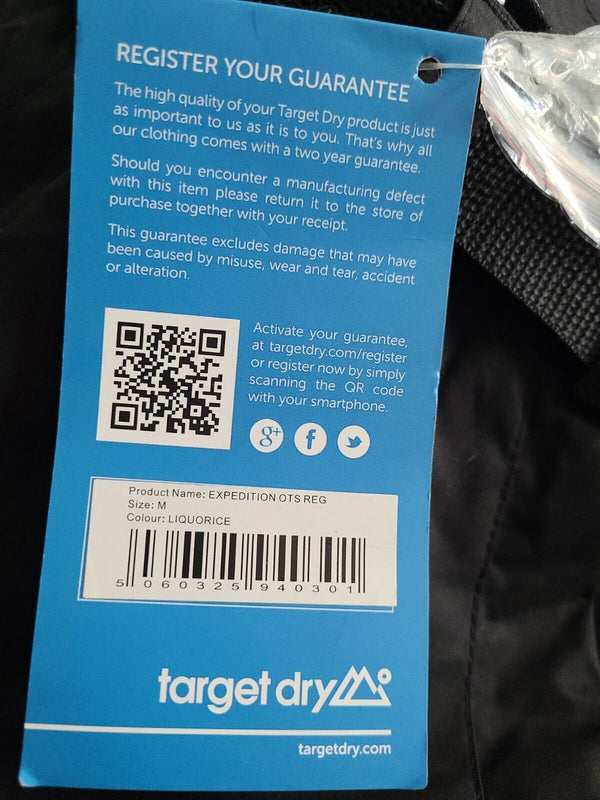Targetdry Expedition Cargo Waterproof Trousers - Liquorice / Sandstone