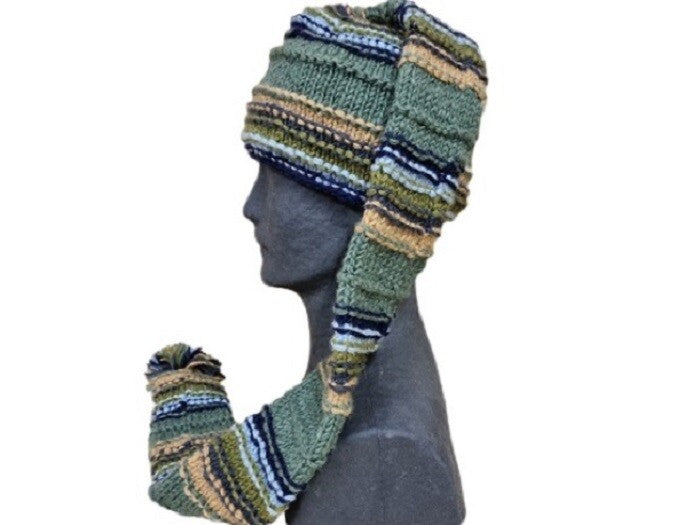 Black Yak Long Tail Hat