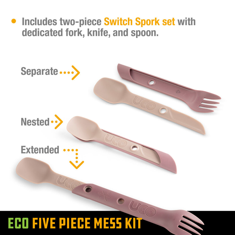 UCO 5 Piece Mess Kit Plum Purple