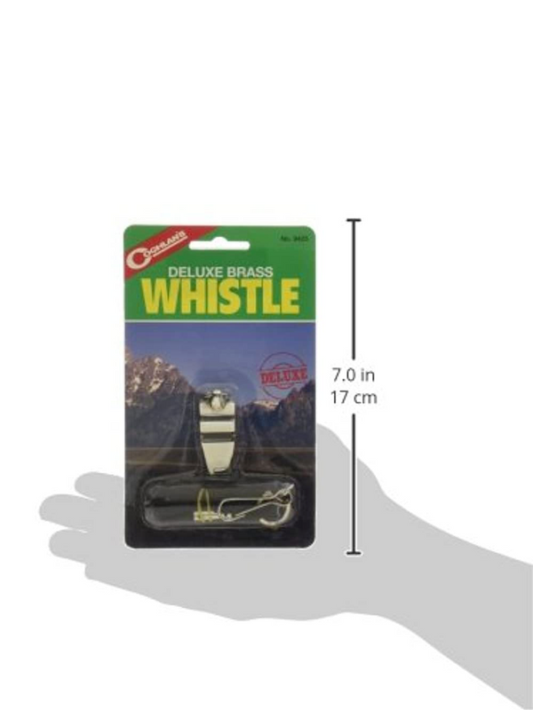 Coghlans Deluxe Brass Metal Whistle
