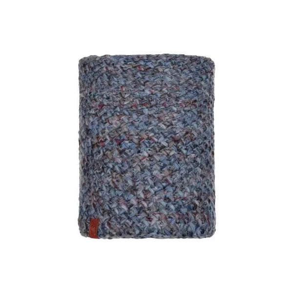 Buff Neckwarmer Knitted Reversible Polar Fleece Margo Blue