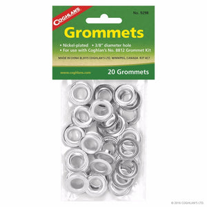 Coghlans Nickel Plated Gromets 20 Pack 9.5mm