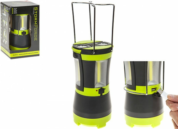 Stormforce Rechargable Cob LED Lantern & 2 Detachable Torches
