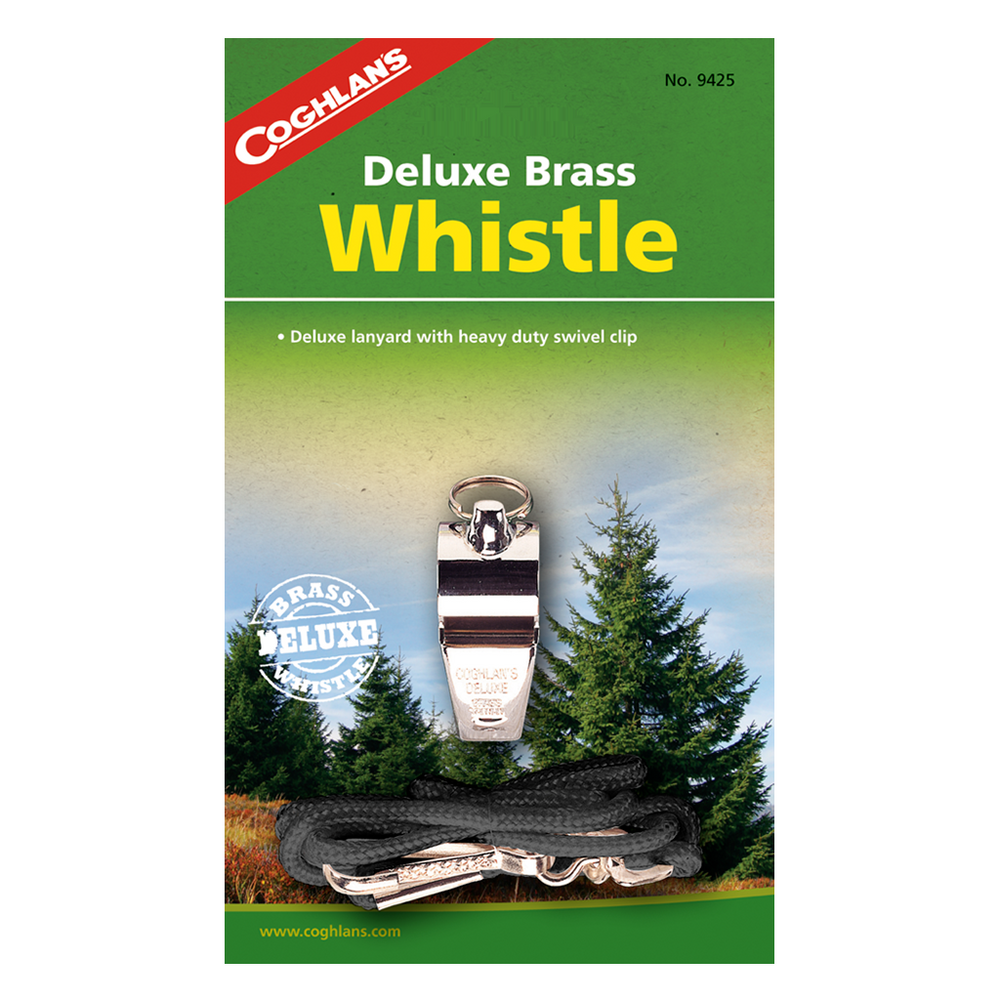 Coghlans Deluxe Brass Metal Whistle