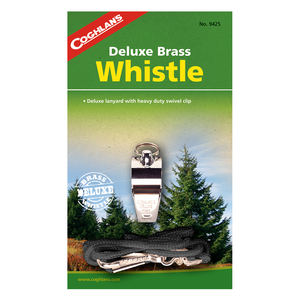 Coghlans Deluxe Brass Metal Whistle