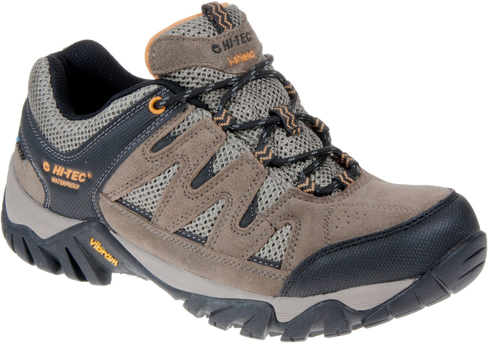 Hi-Tec Sonorous Low I WP DK Taupe/Gold Men's UK 8 Walking Shoe