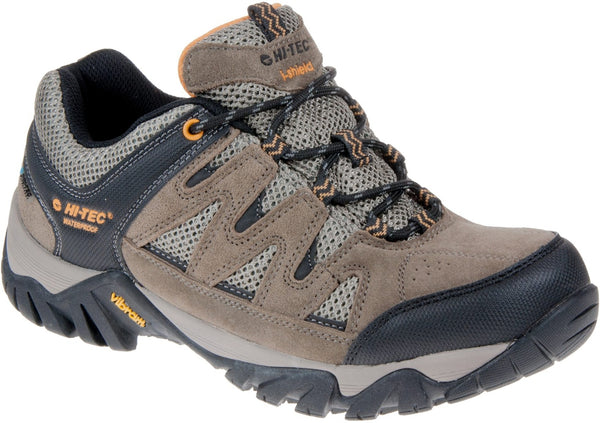 Hi-Tec Sonorous Low I WP DK Taupe/Gold Men's UK 8 Walking Shoe