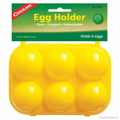 Coghlans Egg Holder For 6 Eggs Plastic Yellow