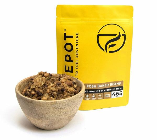 Firepot Expedition Meal Posh Baked Beans DofE MRE Camping Fishing
