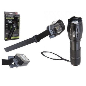 Summit Stormforce Tactical Hi-Power Tactical Light Set 3W Torch & SMD Head Torch