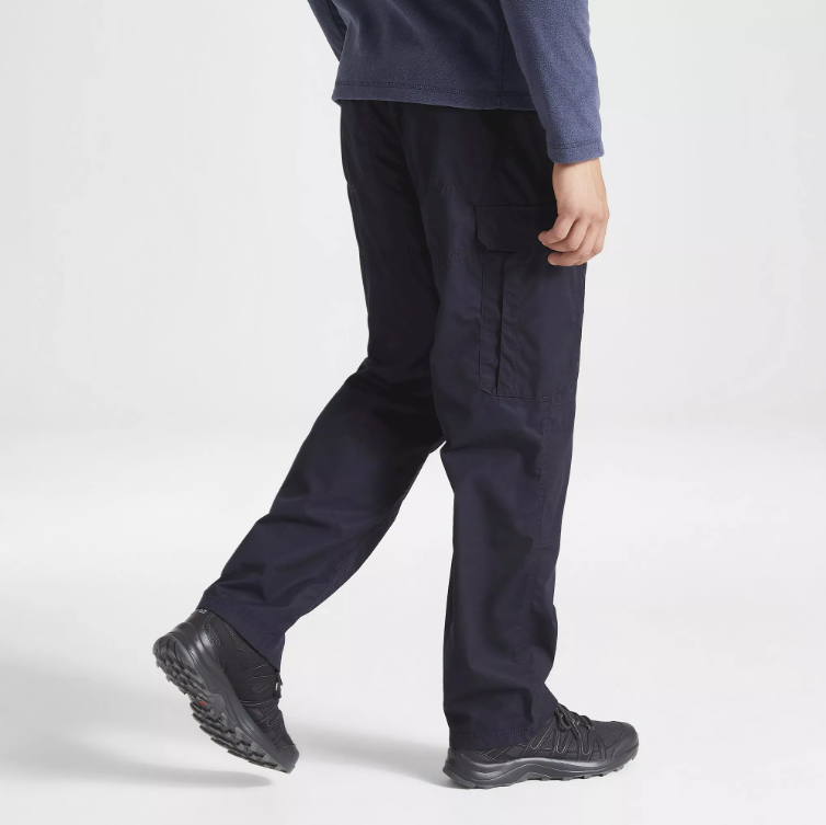 Craghoppers Mens Classic Kiwi Walking Trousers Dark Navy