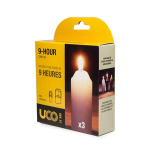 UCO 9 Hour Candles Original Regular Pack of 3