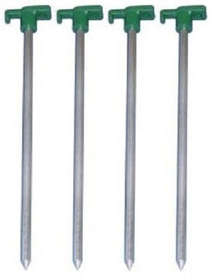 Strider Groundhog Rock 25cm Hard Standing Steel Tent Pegs 4 pack abs plastic