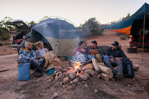 Kelty Three Seater Lowdown Couch in Deep Lake/Fallen Rock