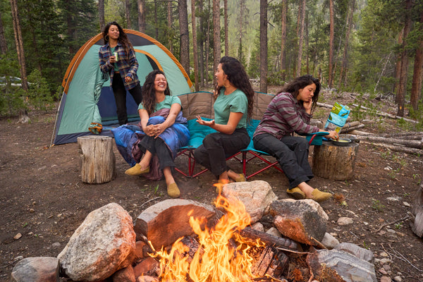 Kelty Three Seater Lowdown Couch in Deep Lake/Fallen Rock