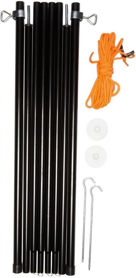 Vango Adjustable Steel King Pole Set (pair) 180-220cm